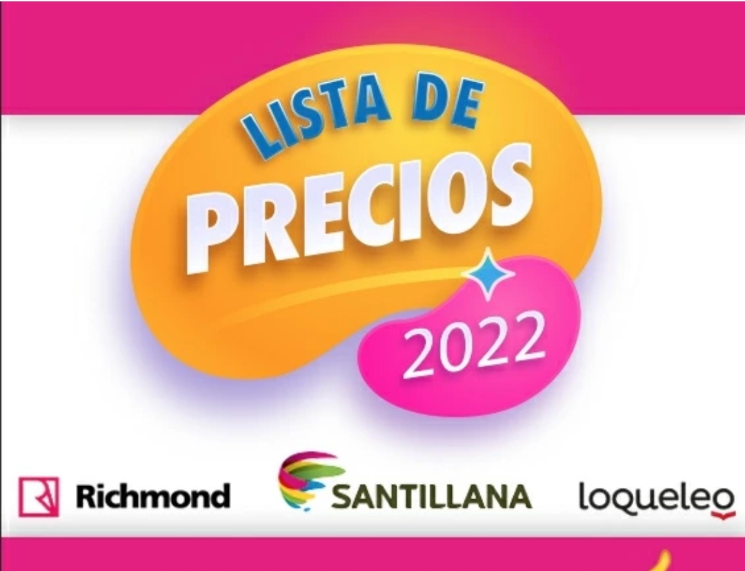 LISTA DE PRECIOS 2022